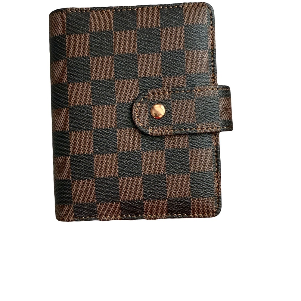 A7 Checkered Brown and Black Agenda NEW